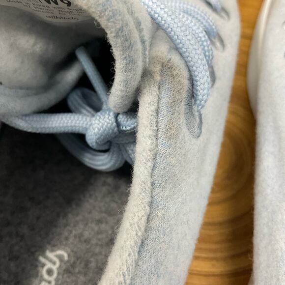 ALLBIRDS Wool Runners Frost Pale Blue Sneakers Size 9 - Picture 10 of 10